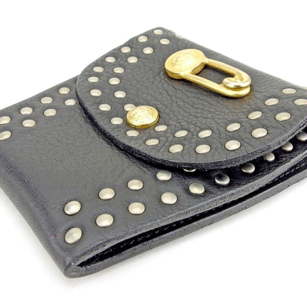 Gianni Versace West Pouch Medusa Leather Authentic Used T9330 - Picture 3 of 7
